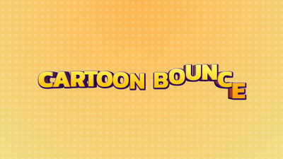 Cartoon Extrude 3D Look Bouncy In Text Title Intro