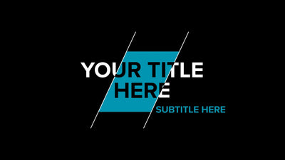 Kinetic Typography Accent Color Name Reveal 04