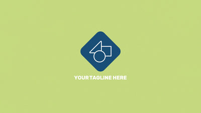Flat Modern Simple Clean Middle Shape Logo Reveal 01
