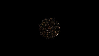 Firework Element Transparant Gold 06