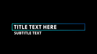 Modern Corporate Design Gradient Clean Lower Third