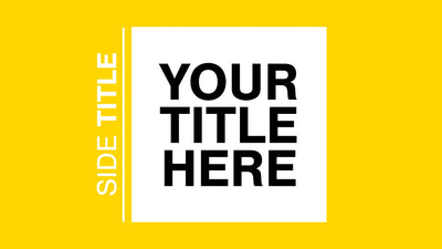 Simple Clean Boxed Text Reveal Intro Title