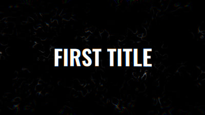 Wiggle RGB Glitch Strobe Flashy Text Title Intro