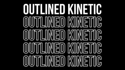 Urban Outlined Copy Text Kinetic Title Intro 60fps