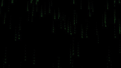 Matrix Letter Rain Digital Glitch Computer Hack Background