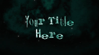 Creepy Dark Horror Grunge Weird Playful Text Clouds Title Intro