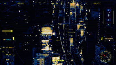 Hollywood HUD Drone Overlay 02 Background