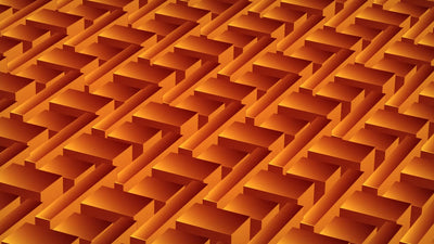 Isometric Style 3D Blocks Looping Background
