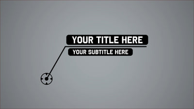 Callout Pop Up Modern Title Overlay Element