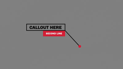 Modern Clean Call Out Title Pop Up Info Variation 05
