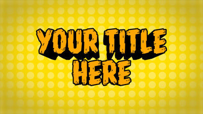 Smash This Ball Background Cartoon Title Intro