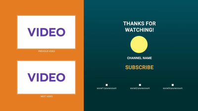 Social Video End Card Variation