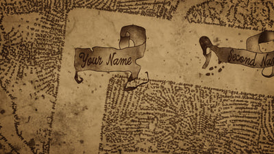 Magic Map Wizard School Hidden Pathways Name Tracker Traveller