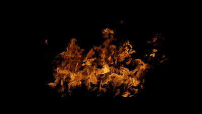 Flame Burning Hot Wall Fire 06