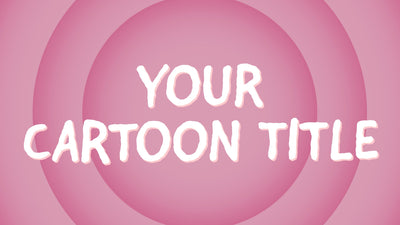 Comic Style Puffy Cartoon Circles Title Intro