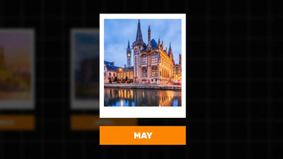 Timeline Grid Picture Frame Linear Memory Travel Intro