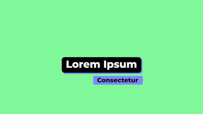 Modern Pop Up Title Variation 05