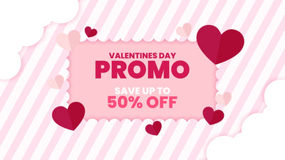 Love Romantic Hearts Clouds Valentine Discount Promo
