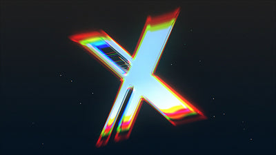 Vintage Metalic Shine Glitchy Zoom Out Logo Reveal