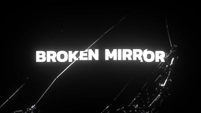 Broken Mirror Glass Shatter Title Intro