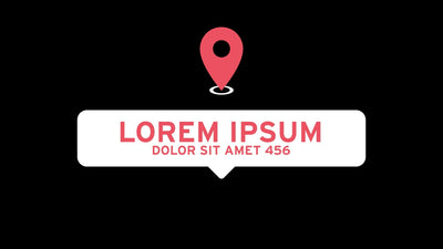 Call Out Title Pop Up Location Pin Maps Travel 05