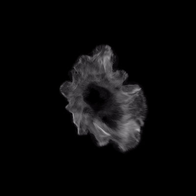 Magic Spell Energy Shockwave 07 Frontal Black & White