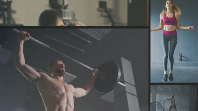 Multi Panel Grid Collage Modern Lens Leak Intro Opener 04