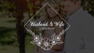 Wedding Title Hand Drawn Beautiful Screen Romantic Love 06