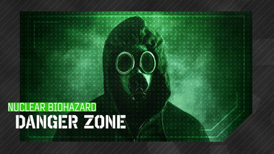 Nuclear Biohazart Animated Quarantine Green Grunge Warning Intro