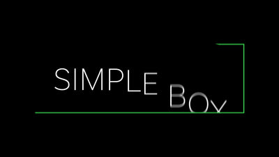 Simple Accent Color Auto Scale Rectangle Text Title Intro