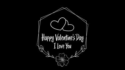 Flower Heart Valentine Marriage Wishes Variation 02