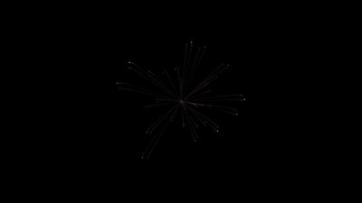 Firework Element Transparant Red 03