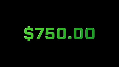 Money Counter Video Overlay Element Price Currency Infographic