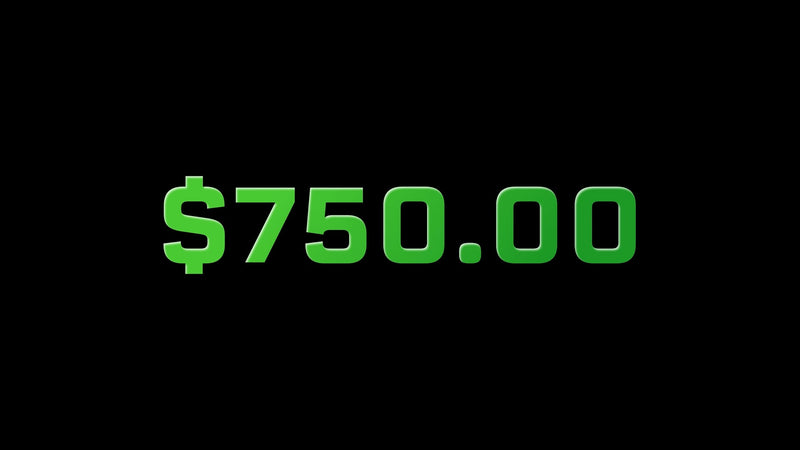 Money Counter Video Overlay Element Price Currency Infographic