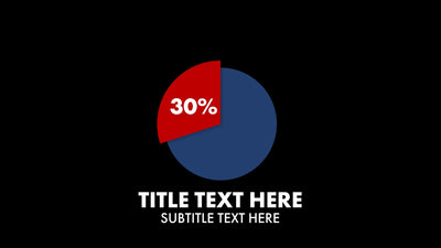Animated Infographics Pie Chart Percentage Variation 02
