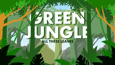 CGStockJungleVinesForestGreenLeavesAnimatedPostcard