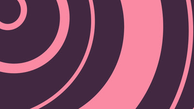 Circle Growing Duotone Shape Animated Background