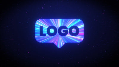 Starfield Hyperspeed Portal Warp Logo Reveal
