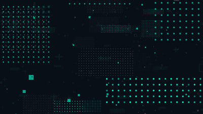 Digital Urban Grid Dots Kinetic Twitching Animated Background