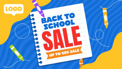Paper Note Deal Discount Offer School Crayon Title Intro
