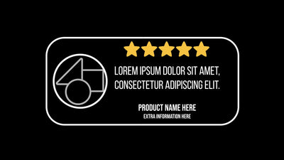 Product Testimonial Review Card Wiggle Playful Clean