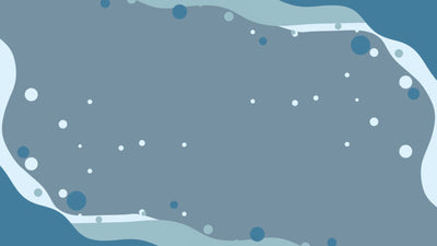 Bubbles Wavy Blue Liquid Animated Looping Background