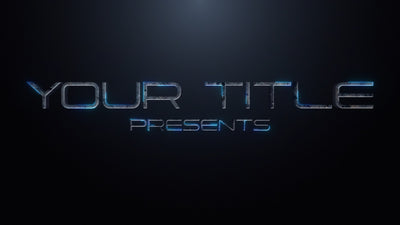 Grunge Laser Metal Steel Text Title Intro Variation