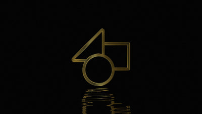 Modern Shiny Gold Metal Fancy Reflection Logo Reveal