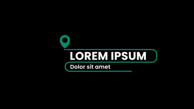 Modern Universal Pop Up Pin Location Lower Third