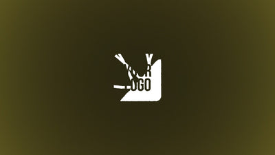 Business Creative Brush Logo Reveal Gradient Single Color