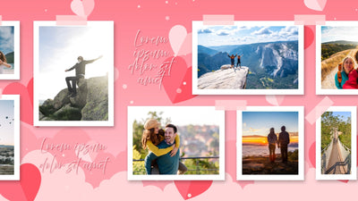 Love Romantic Hearts Clouds Valentine Picture Slideshow