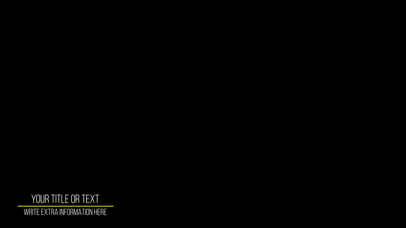 Clean Modern Dubble Line Lower Third