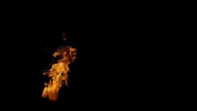 Flame Burning Hot Torch Fire 01