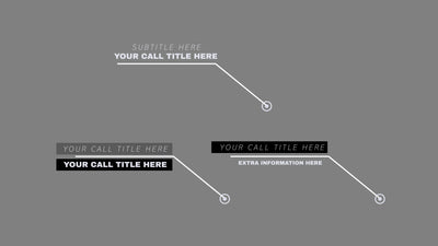 Call Out Title Collection Auto Scale Easy Simple Infographic Pack